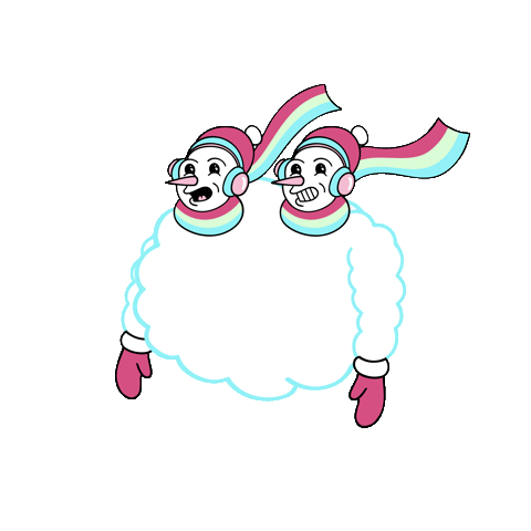 Snowman Dancing Sticker by chrixmorix