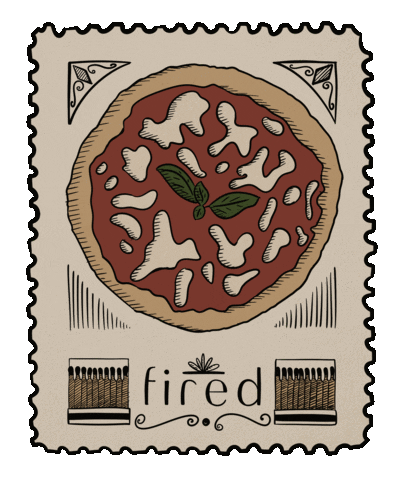 Fired Pizzeria Sticker