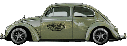 Bug Volkswagen Sticker by sourkrauts