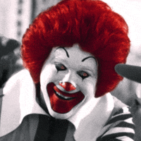 Fast Food Clown GIF by xponentialdesign