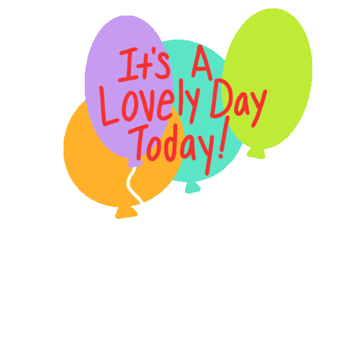 Celebrate Lovely Day Sticker by Irving Berlin