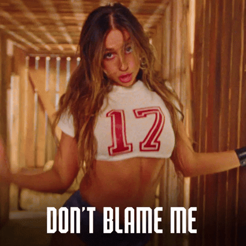Dont Blame Me Sorry Not Sorry GIF by Tate McRae
