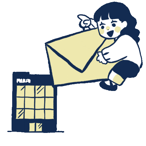 Girl Mail Sticker