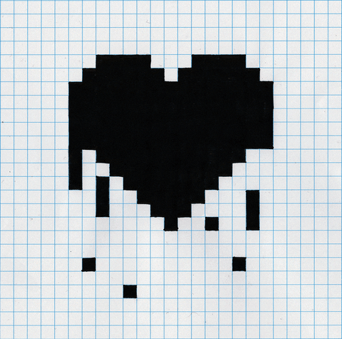 Heart Pixel Art GIF by braindead.gif