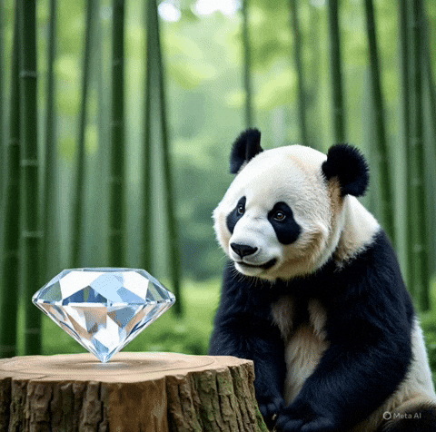 Panda Diamond GIF