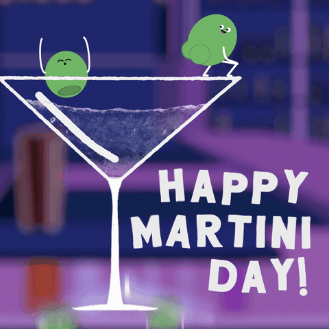 Happy Hour Martini GIF by giphystudios2021