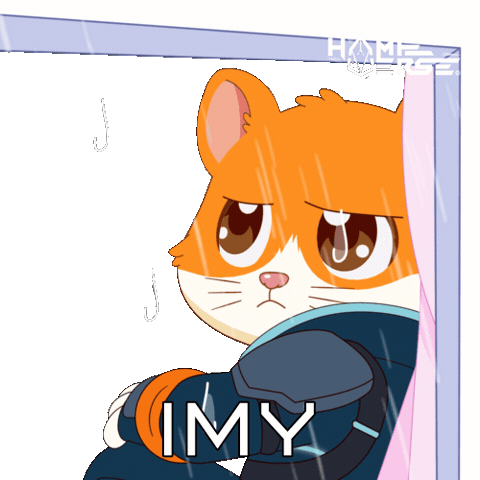 Waiting Patiently Where Are You Sticker by Hamieverse