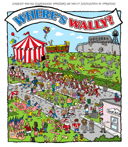 Where's Wally?
Hint: He's serving a five year prison sentence.