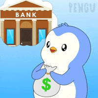 Penguin Think GIF by Pudgy Penguins