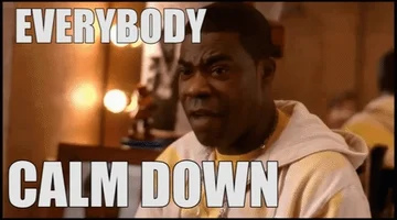 calm down tracy morgan GIF
