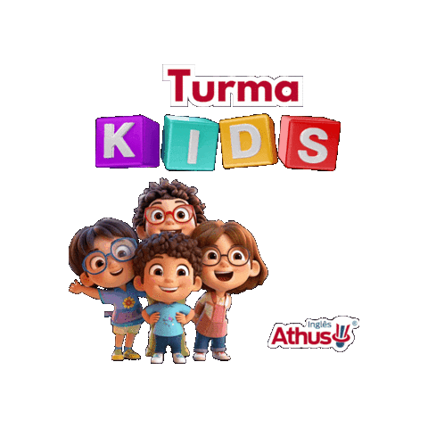 Kids Ingles Sticker by Athusidiomasbrasil