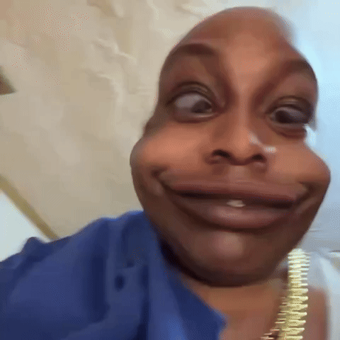 Funny Face Snapchat Filter GIF