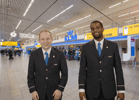Royal Dutch Airlines Hello GIF by KLM