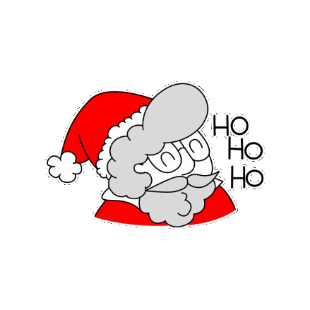 Christmas Santa Sticker