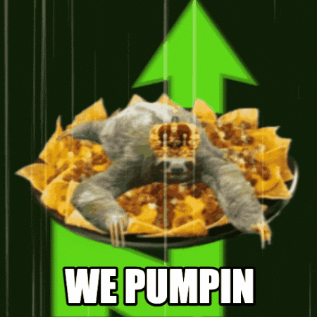 Wagmi Green Candle GIF by Slothana