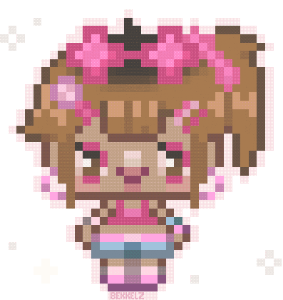 Happy Pixel Sticker