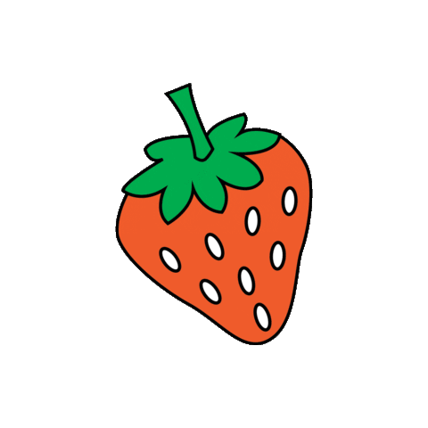 Fruit Strawberry Sticker by kule