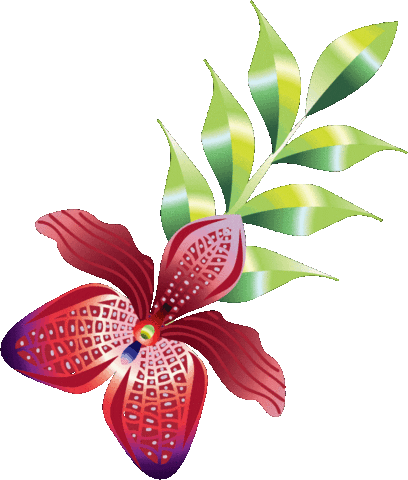 Flower Jungle Sticker