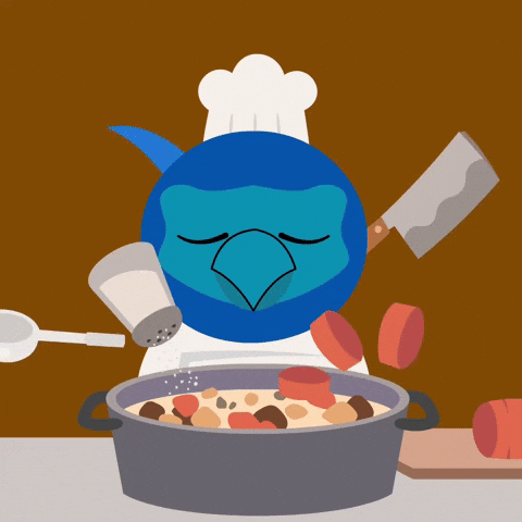 Blue Footed Booby Cooking GIF by BoobiesNFT