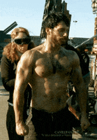 henry cavill abs GIF