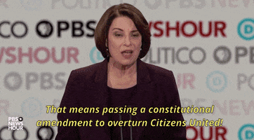 Democratic Debate Campaign Finance Reform GIF by GIPHY News
