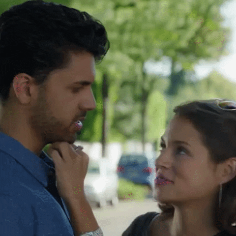 Girl Couple GIF by The official GIPHY Page for Davis Schulz
