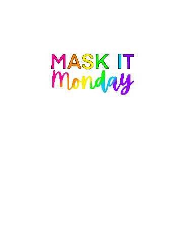 Monday Facemask Sticker by Charliecosmetics