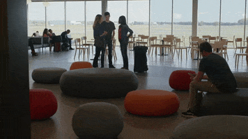 Airport Leaving GIF by Un si grand soleil