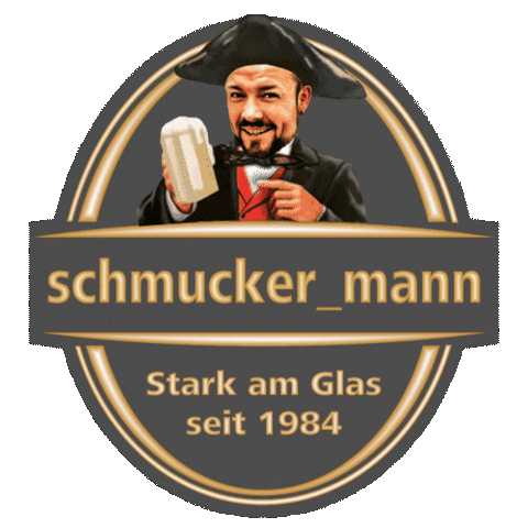 Schmuckermann Sticker by Nur Bier Berlin
