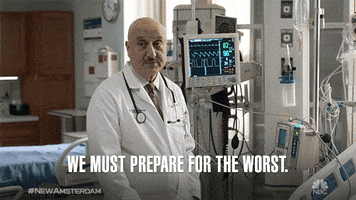 we must prepare for the worst GIF by New Amsterdam