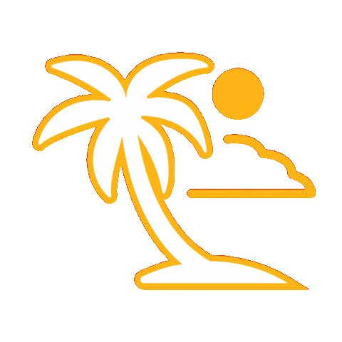Palm Tree Summer Sticker by Tourism Fiji