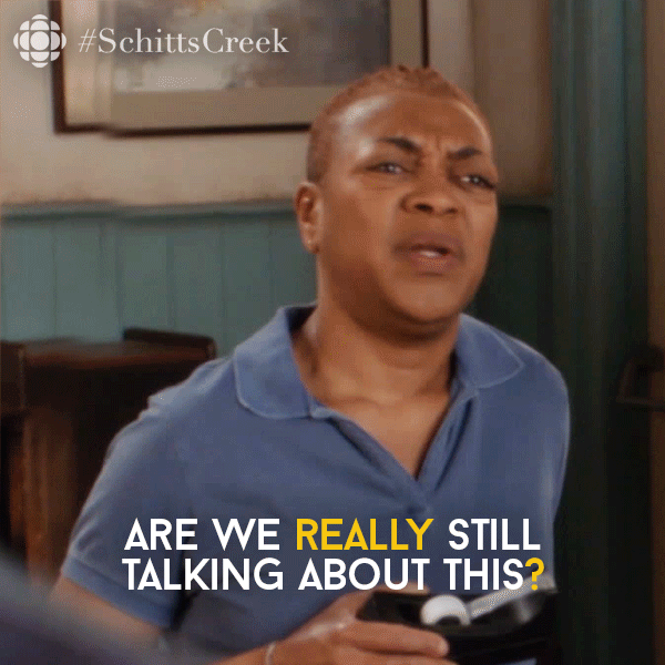Please Stop Schitts Creek GIF by CBC