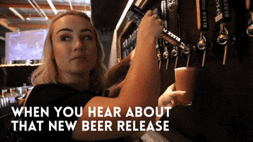 blackplaguebrewing craft beer distracted craft brewery beer pour GIF