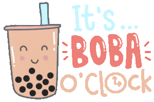 Boba Tea Food Sticker