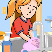 Wash Hands Corona GIF by BrainPOP