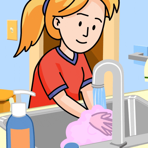 Wash Hands Corona GIF by BrainPOP - Find & Share on GIPHY