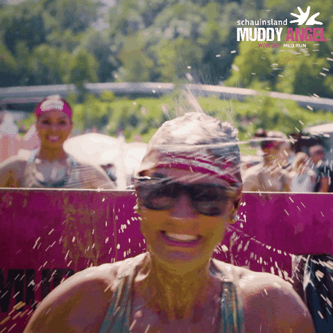 Muddy Angel Run GIF