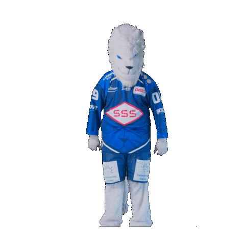 Mascot Sticker by Dresdner Eisloewen