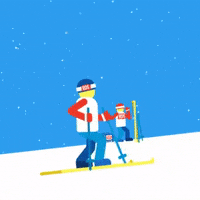 Winter Ski GIF by RDS 100% Grandi Successi