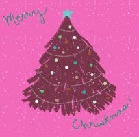 Merry Christmas Snowing GIF by Daisy Lemon