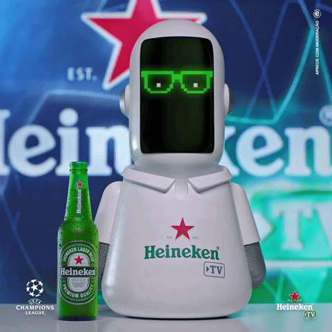 HeinekenBr cheers futebol cerveja ucl GIF