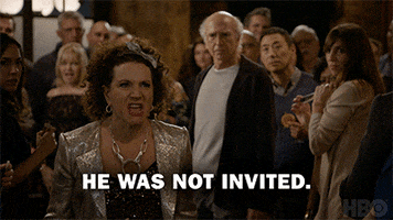 Season 10 Party GIF by Curb Your Enthusiasm