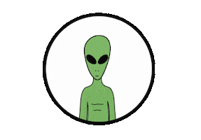 Alien Sticker