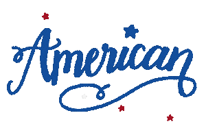 American Text Sticker