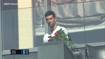 Novak Djokovic Reaction GIF by Tennis TV