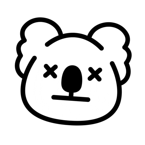 Koala Hair Sticker