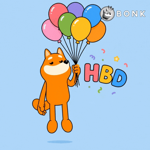 Birthday Celebrate GIF by BONK