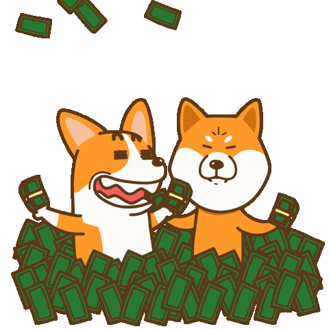 Corgi Shiba Sticker