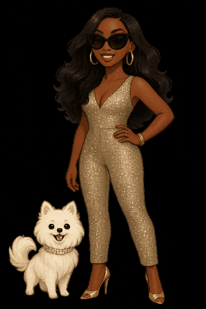 Luxury Glam GIF by Black Women Love Dogs