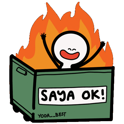 Doodle Im Fine Sticker